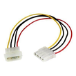 StarTech.com 30cm LP4 Molex Strom Verlängerung - 4 Pin Anschlusskabel / Verlängerungskabel - Stecker Produktbild