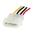 StarTech.com 30cm LP4 Molex Strom Verlängerung - 4 Pin Anschlusskabel / Verlängerungskabel - Stecker Produktbild Additional View 2 S