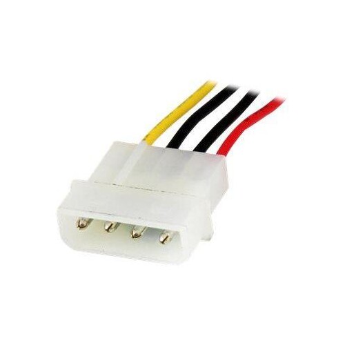 StarTech.com 30cm LP4 Molex Strom Verlängerung - 4 Pin Anschlusskabel / Verlängerungskabel - Stecker Produktbild Additional View 2 L