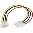 StarTech.com 30cm LP4 Molex Strom Verlängerung - 4 Pin Anschlusskabel / Verlängerungskabel - Stecker Produktbild Additional View 3 S
