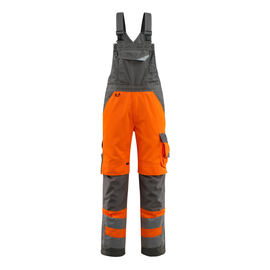 Newcastle Latzhose / Gr. 90C60, Hi-vis  Orange/Dunkelanthrazit Produktbild