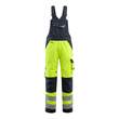 Newcastle Latzhose / Gr. 90C60, Hi-vis  Gelb/Schwarzblau Produktbild