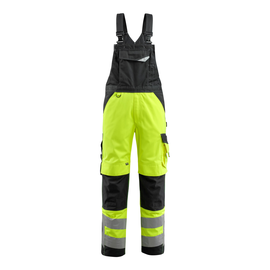 Newcastle Latzhose / Gr. 82C52, Hi-vis  Gelb/Schwarz Produktbild