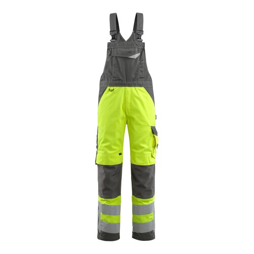 Newcastle Latzhose / Gr. 90C60, Hi-vis  Gelb/Dunkelanthrazit Produktbild