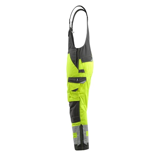 Newcastle Latzhose / Gr. 90C60, Hi-vis  Gelb/Dunkelanthrazit Produktbild Additional View 1 L