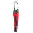 Newcastle Latzhose / Gr. 82C60, Hi-vis  Rot/Dunkelanthrazit Produktbild Additional View 3 S