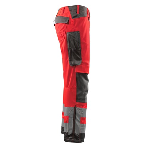 Kendal Hose / Gr. 82C52, Hi-vis  Rot/Dunkelanthrazit Produktbild Additional View 3 L