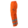 Überziehhose mit Knietaschen / Gr. L,  Hi-vis Orange Produktbild Additional View 1 S