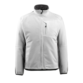 Marburg Fleecejacke / Gr. L,  Weiß/Dunkelanthrazit Produktbild
