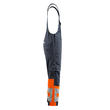 Sunderland Latzhose / Gr. 90C60,  Schwarzblau/Hi-vis Orange Produktbild Additional View 3 S
