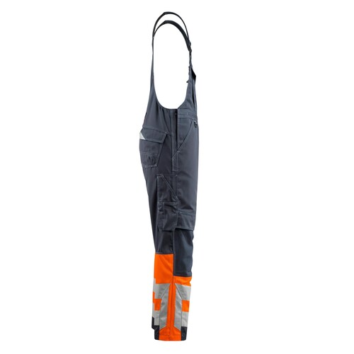 Sunderland Latzhose / Gr. 90C60,  Schwarzblau/Hi-vis Orange Produktbild Additional View 3 L