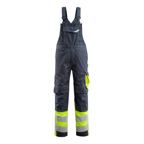 Sunderland Latzhose / Gr. 76C48,  Schwarzblau/Hi-vis Gelb Produktbild