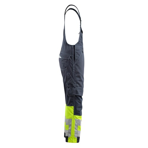 Sunderland Latzhose / Gr. 76C48,  Schwarzblau/Hi-vis Gelb Produktbild Additional View 3 L