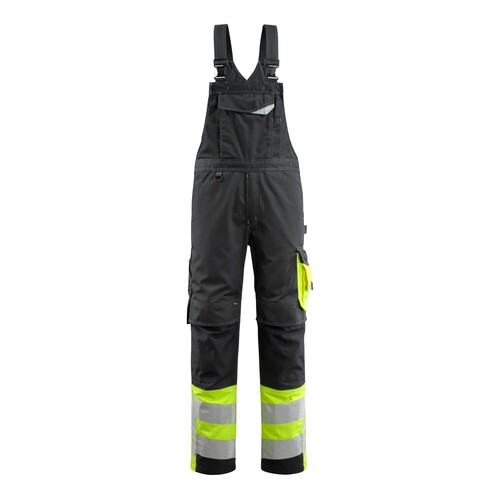 Sunderland Latzhose / Gr. 90C56,  Schwarz/Hi-vis Gelb Produktbild