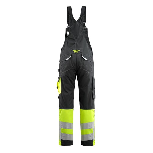 Sunderland Latzhose / Gr. 90C56,  Schwarz/Hi-vis Gelb Produktbild Additional View 2 L