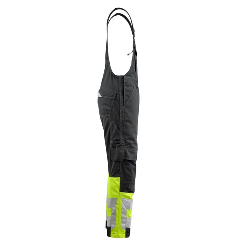 Sunderland Latzhose / Gr. 90C56,  Schwarz/Hi-vis Gelb Produktbild Additional View 3 L