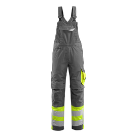 Sunderland Latzhose / Gr. 90C60,  Dunkelanthrazit/Hi-vis Gelb Produktbild