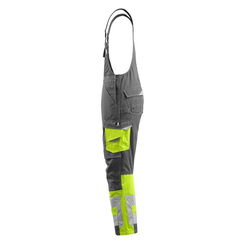 Sunderland Latzhose / Gr. 90C60,  Dunkelanthrazit/Hi-vis Gelb Produktbild Additional View 1 L