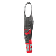 Sunderland Latzhose / Gr. 90C60,  Dunkelanthrazit/Hi-vis Rot Produktbild Additional View 1 S