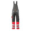 Sunderland Latzhose / Gr. 90C60,  Dunkelanthrazit/Hi-vis Rot Produktbild Additional View 2 S