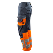 Leeds Hose / Gr. 82C52,  Schwarzblau/Hi-vis Orange Produktbild Additional View 1 S