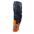 Leeds Hose / Gr. 82C52,  Schwarzblau/Hi-vis Orange Produktbild Additional View 3 S