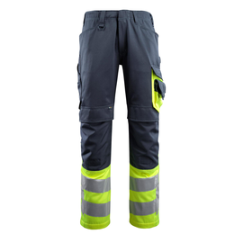 Leeds Hose / Gr. 76C58,  Schwarzblau/Hi-vis Gelb Produktbild