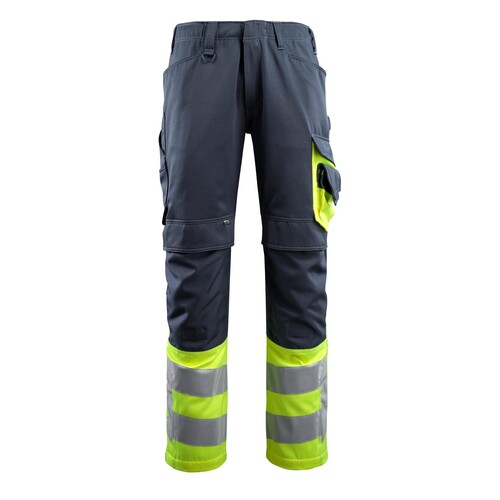Leeds Hose / Gr. 82C60,  Schwarzblau/Hi-vis Gelb Produktbild