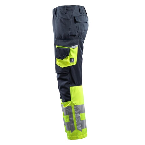 Leeds Hose / Gr. 82C60,  Schwarzblau/Hi-vis Gelb Produktbild Additional View 1 L