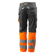 Leeds Hose / Gr. 82C52,  Dunkelanthrazit/Hi-vis Orange Produktbild Additional View 2 S