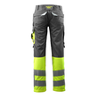 Leeds Hose / Gr. 90C48,  Dunkelanthrazit/Hi-vis Gelb Produktbild Additional View 2 S