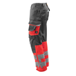 Leeds Hose / Gr. 82C52,  Dunkelanthrazit/Hi-vis Rot Produktbild Additional View 1 S