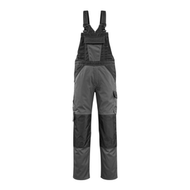 Leeton Latzhose / Gr. 82C52,  Dunkelanthrazit/Schwarz Produktbild