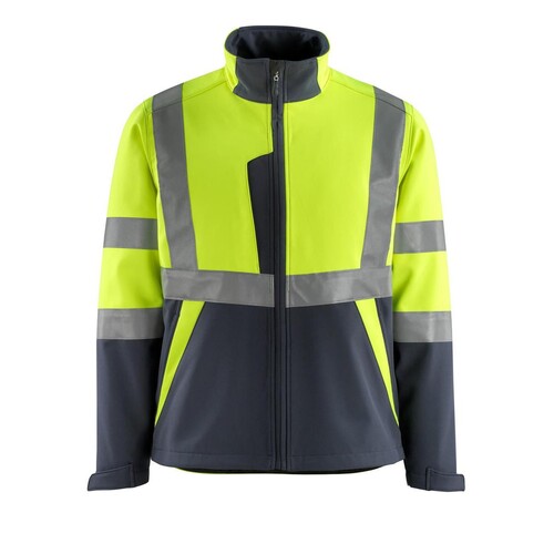 Kiama Soft Shell Jacke / Gr. S, Hi-vis  Gelb/Schwarzblau Produktbild