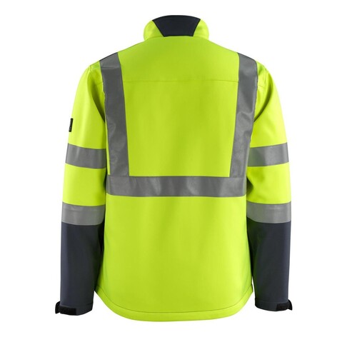 Kiama Soft Shell Jacke / Gr. S, Hi-vis  Gelb/Schwarzblau Produktbild Additional View 2 L