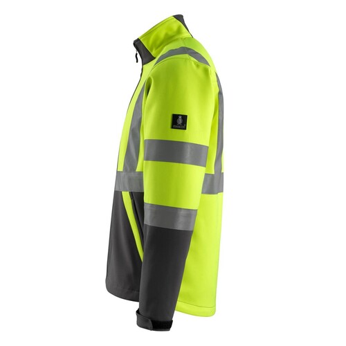 Kiama Soft Shell Jacke / Gr. 4XL,  Hi-vis Gelb/Dunkelanthrazit Produktbild Additional View 1 L
