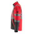 Kiama Soft Shell Jacke / Gr. L, Hi-vis  Rot/Dunkelanthrazit Produktbild Additional View 1 S