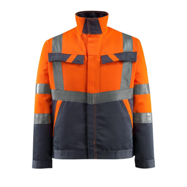 Forster Arbeitsjacke / Gr. S, Hi-vis  Orange/Schwarzblau Produktbild