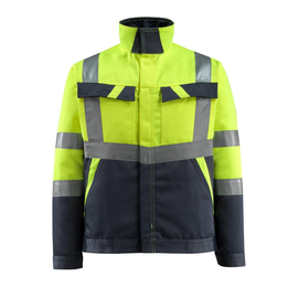 Forster Arbeitsjacke / Gr. L, Hi-vis  Gelb/Schwarzblau Produktbild