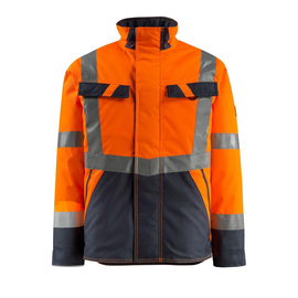 Penrith Winterjacke / Gr. L, Hi-vis  Orange/Schwarzblau Produktbild