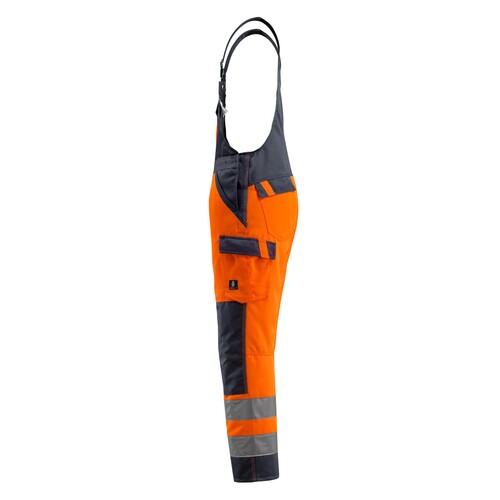 Gosford Latzhose / Gr. 82C44, Hi-vis  Orange/Schwarzblau Produktbild Additional View 1 L
