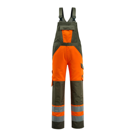 Gosford Latzhose / Gr. 82C52, hi-vis  Orange/Moosgrün Produktbild