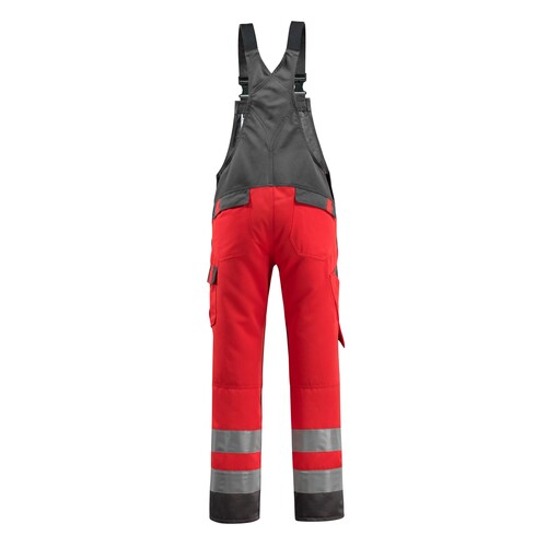 Gosford Latzhose / Gr. 82C66, Hi-vis  Rot/Dunkelanthrazit Produktbild Additional View 2 L