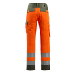 Maitland Hose / Gr. 82C52, hi-vis  Orange/Moosgrün Produktbild Additional View 2 S