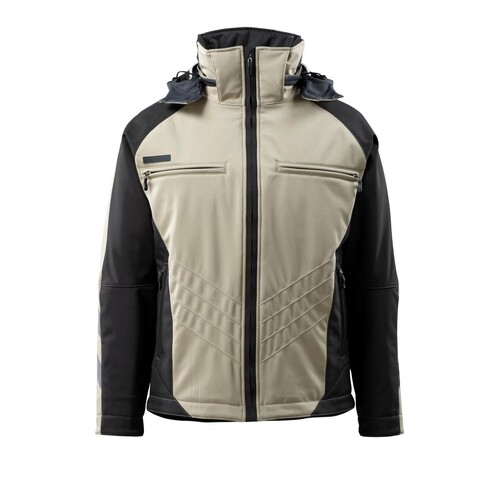 Darmstadt Winterjacke / Gr. L,  Hellkhaki/Schwarz Produktbild