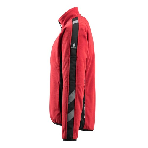 Hannover Fleecejacke / Gr. L,  Rot/Schwarz Produktbild Additional View 1 L