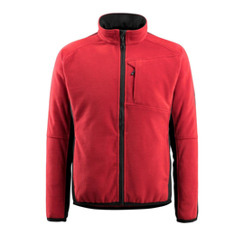 Hannover Fleecejacke / Gr. XS,  Rot/Schwarz Produktbild