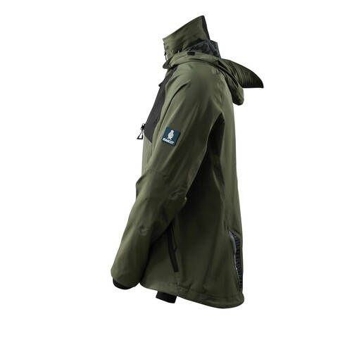 Jacke, ULTIMATE STRETCH, wasserdicht /  Gr. S, Moosgrün/Schwarz Produktbild Additional View 1 L