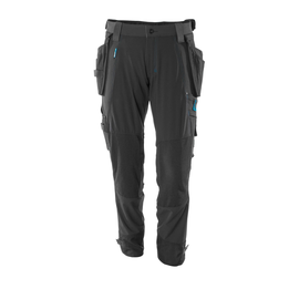 Hose mit Hängetaschen, Stretch / Gr.  82C52, Schwarz Produktbild