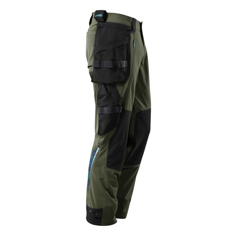 Hose mit Hängetaschen, Stretch / Gr.  90C47, Moosgrün Produktbild Additional View 3 L